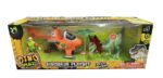 SET DINOSAURIO CON HELICOPTERO Y FIGURA LUZ SONID VR2 IK0111 MODELO 2