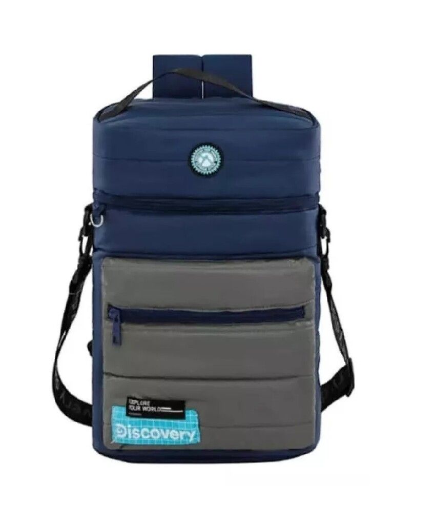 MOCHILA BOLSO MATERA DISCOVERY REFORZADO COD 18464 AZUL