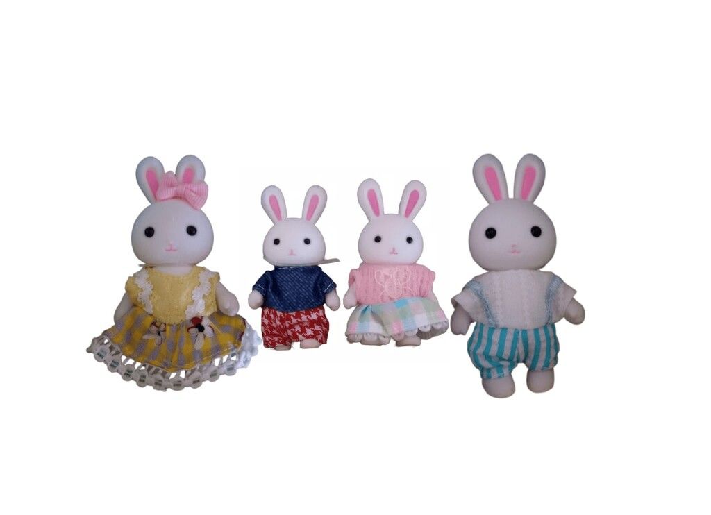 SET BUNNY BOUTIQUE LA FAMILIA CONEJO FIGURAS X 4 COD 2840 - Imagen 2