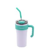 VASO TERMICO TRENDY CON MANIJA Y SORBETE COD 18440 LILAC