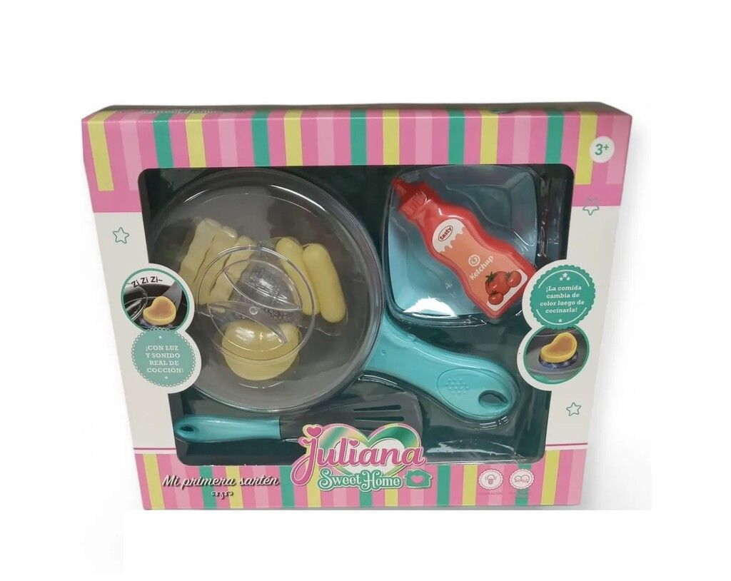 JULIANA MI PRIMERA SARTEN CON LUZ Y SONIDO COD JUL121