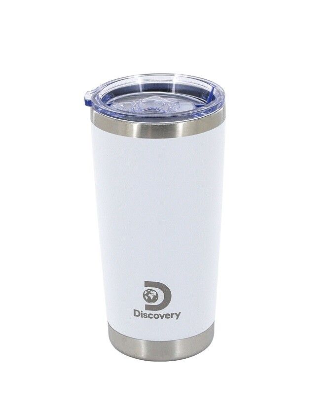 VASO TERMICO DISCOVERY ACERO INOX CON TAPA 600ML COD 18494 B