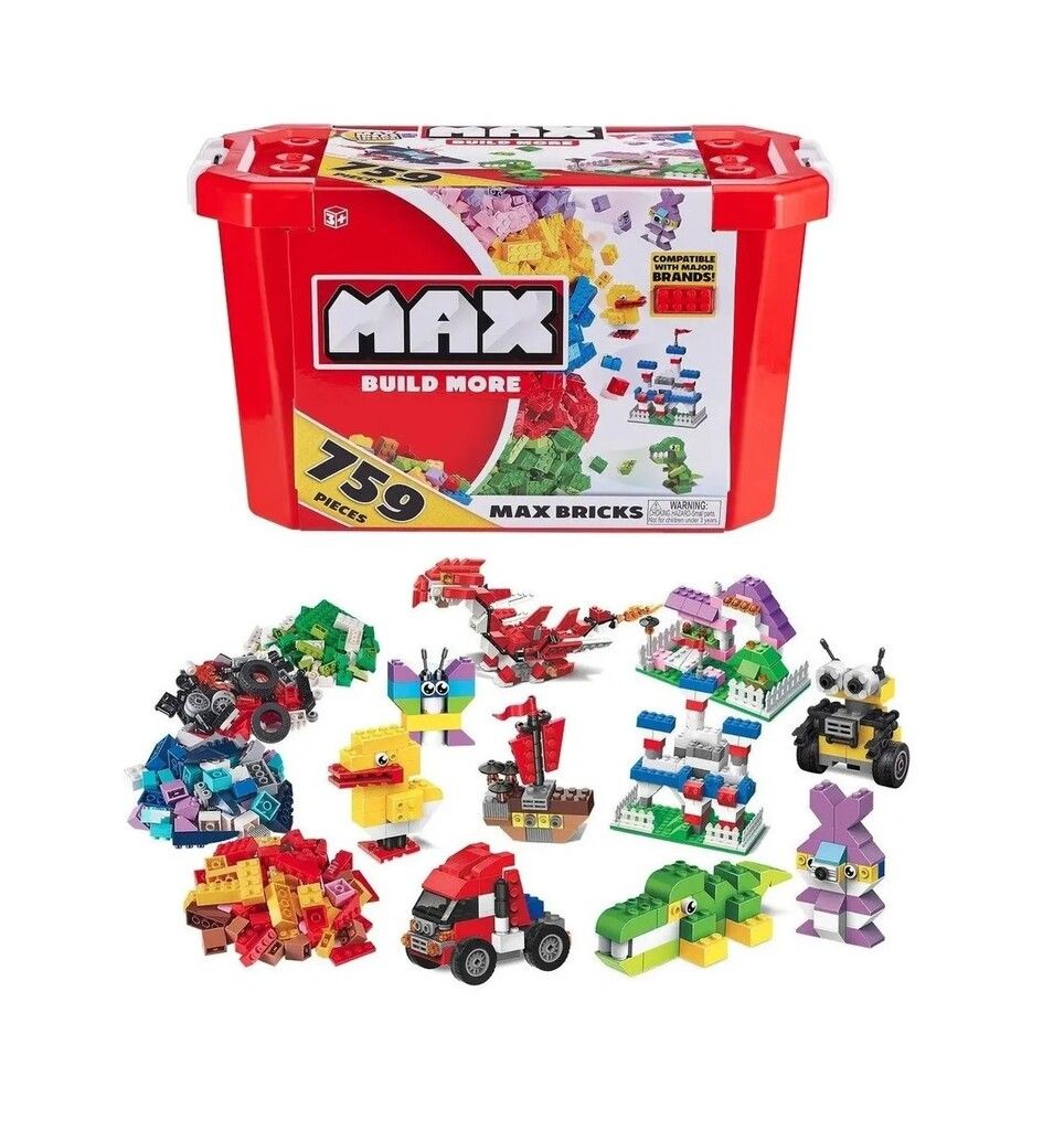 BLOQUES ZURU MAX BUILD MORE LADRILLOS X 759 PZS COD 8347 - Imagen 2