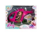 MUNECA LUCY POP CON SU HELICOPTERO VAMOS DE PASEO COD 55025