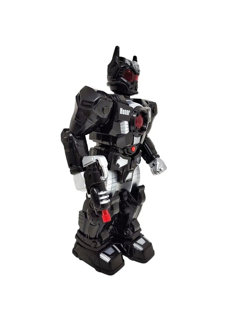 SUPER ROBOT CON MOVIMIENTO LUZ Y SONIDO 38 CM COD 54942 NEGRO - Imagen 3