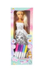 MUÑECA TINY PINTA SU VESTIDO DALE TU ESTILO COD 55035 NENA