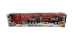 CAMION CONTENEDOR DOBLE A FRICCION GO SPEED COD 55410 ROJO