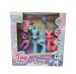 TINY PONY MUNDO MAGICO X 3 PARA PEINAR COD 54358 CELESTE