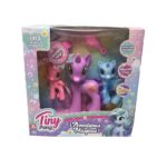 TINY PONY MUNDO MAGICO X 3 PARA PEINAR COD 54358 VIOLETA