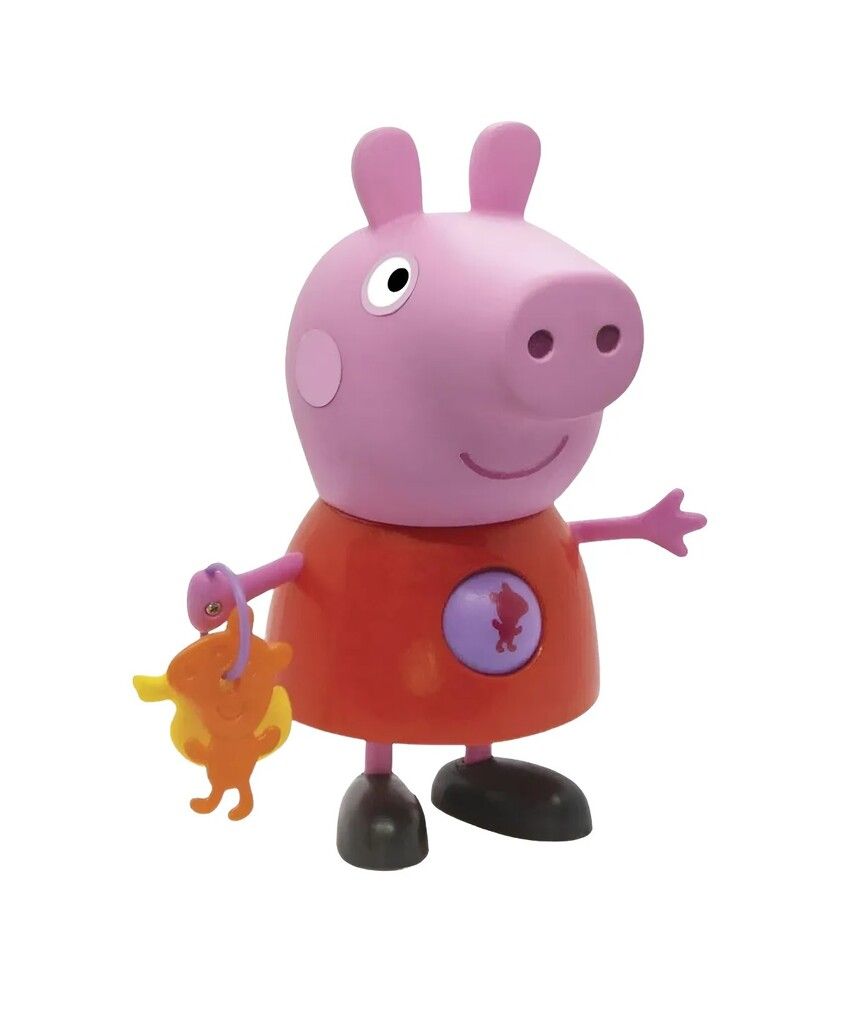 MUÑECA PEPPA PIG CON SONAJERO 23 CM COD 12490 - Imagen 2