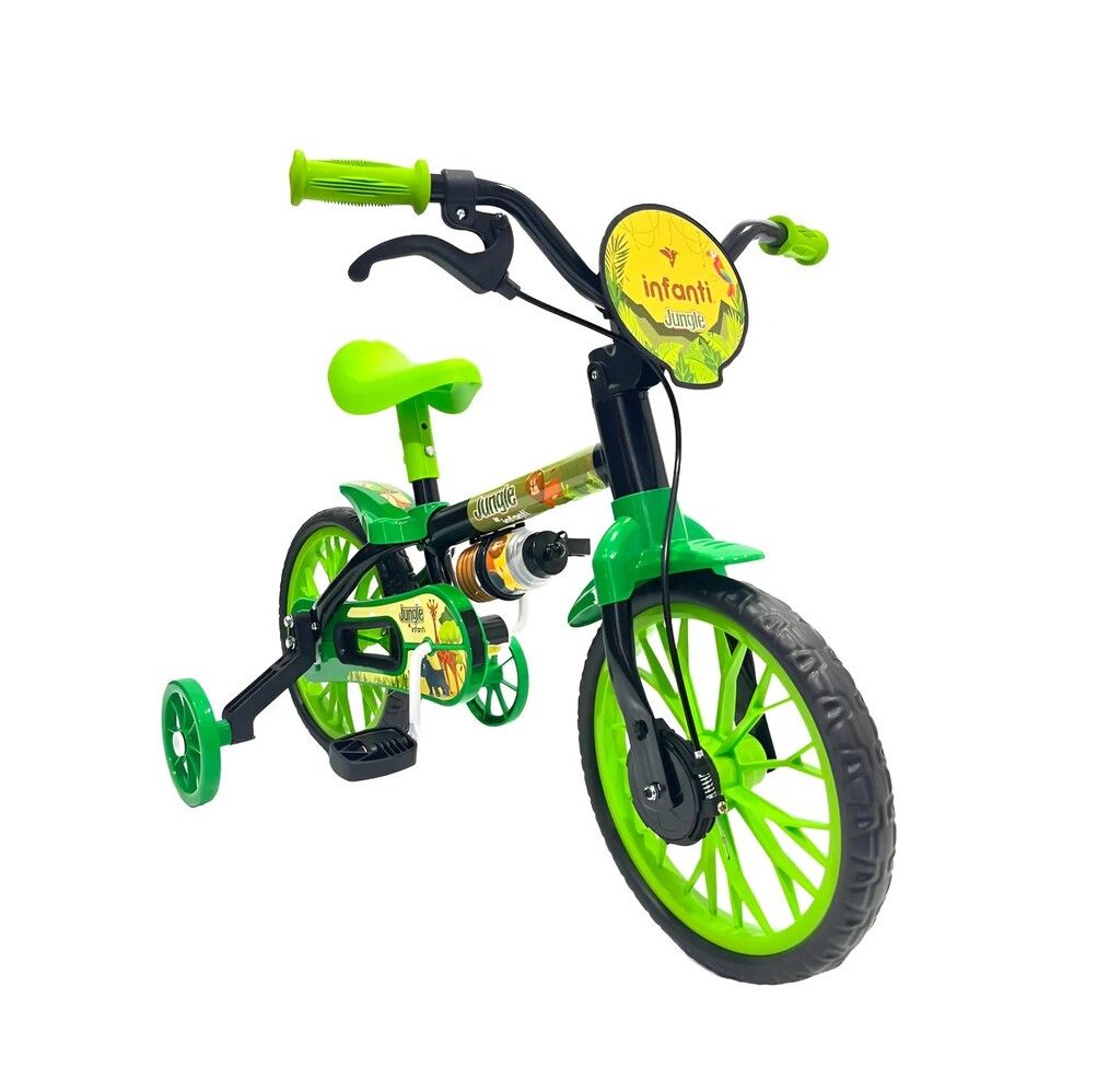 BICICLETA INFANTIL JUNGLA RODADO 12 RUEDA GOMA EVA COD 3501 - Imagen 2