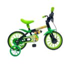 BICICLETA INFANTIL JUNGLA RODADO 12 RUEDA GOMA EVA COD 3501
