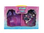 JULIANA PRINCESA SET SIRENA ZAPATOS MOÑO Y BIJOU COD JUL126