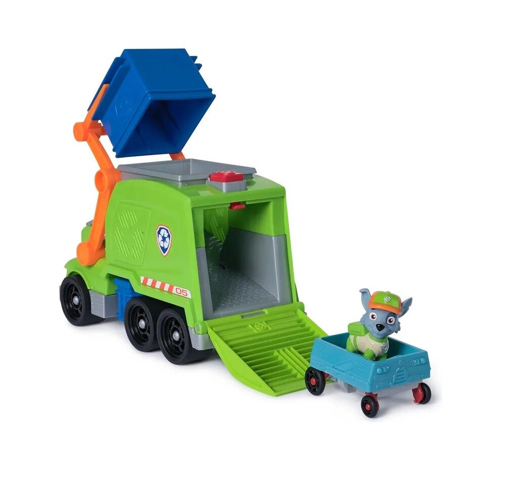 PAW PATROL CAMION DE RECICLAJE CRUSH N ROLL CON FIGURA COD 71248 - Imagen 4