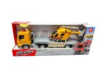 CAMION CON HELICOPTERO CITY SERIES LUZ Y SONIDO COD IK0720 AMARI