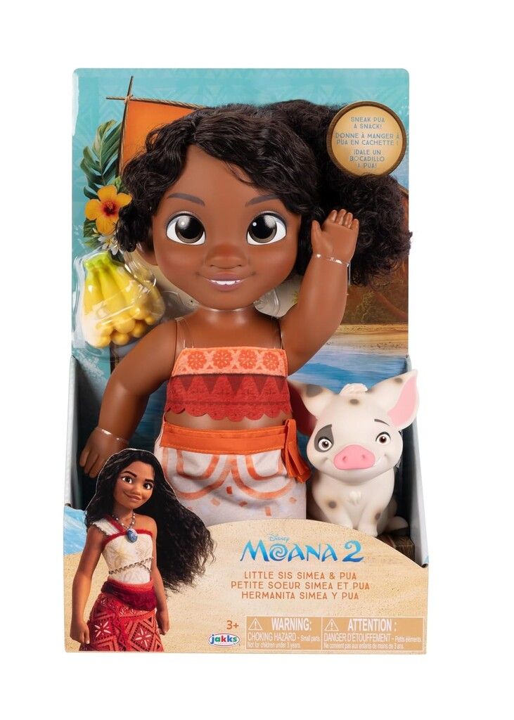 MUÑECA DISNEY MOANA HERMANITA SIMEA Y PUA COD 23756