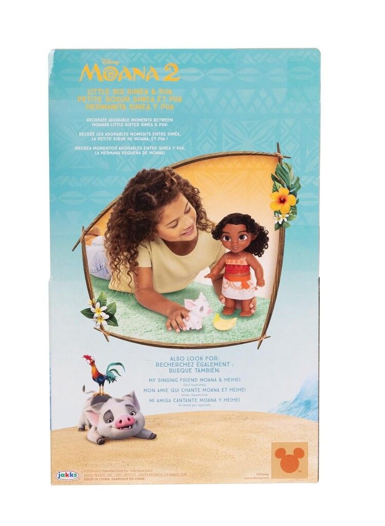 MUÑECA DISNEY MOANA HERMANITA SIMEA Y PUA COD 23756 - Imagen 5