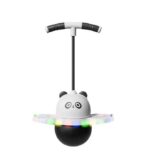 PELOTA JUMPING BALL PANDA SALTARIN CON LUZ COD JUMP001 BLACK