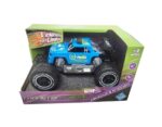 AUTO MONSTER VEHICULO A FRICCION LUZ Y SONIDO COD 7906 CELESTE