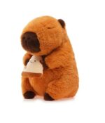 PELUCHE CAPIBARA 22 CM CARPINCHO CON PIZZA 8258