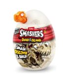 HUEVO SMASHERS DINO ISLAND NANO EGG 6 SURPRISES COD 7495 NARANJA