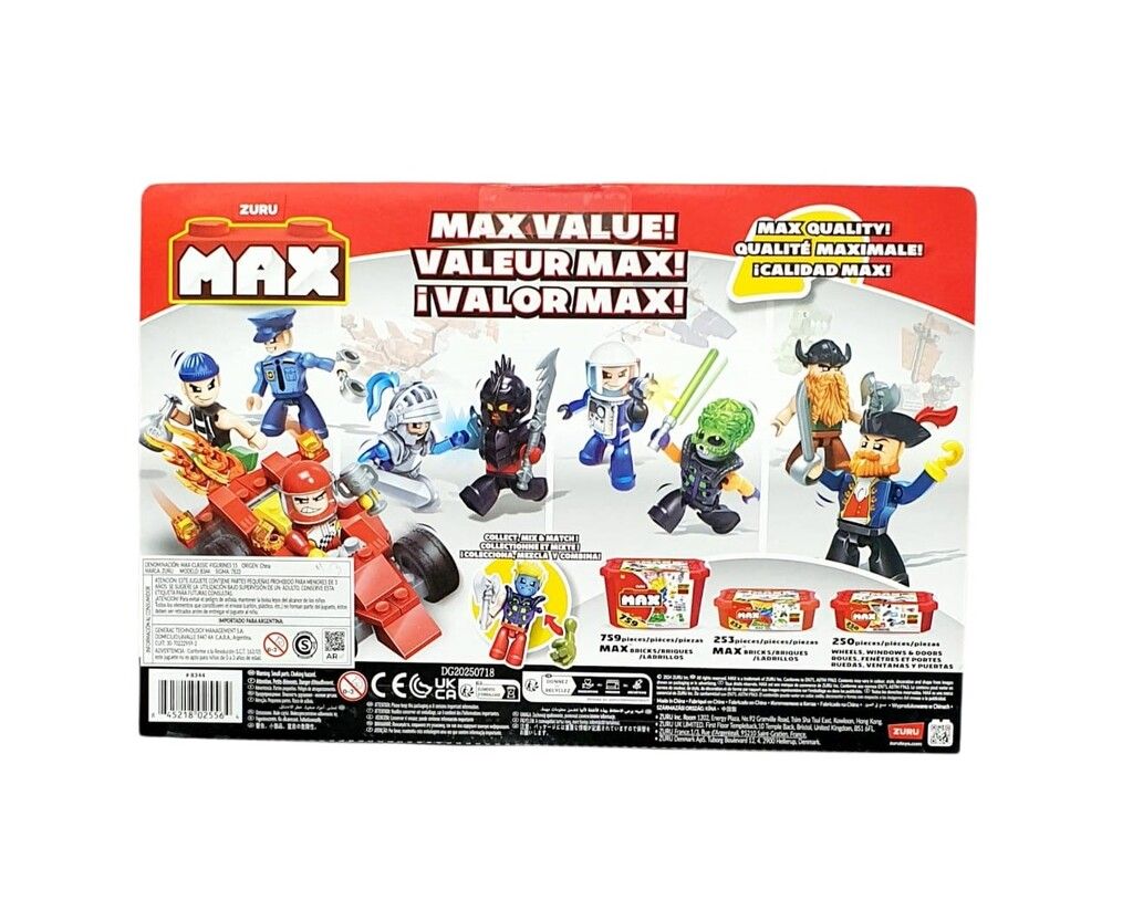 BLOQUES ZURU MAX FIGURA CAJA X 15 COLECCIONABLE COD 8344 MOD 3 - Imagen 3