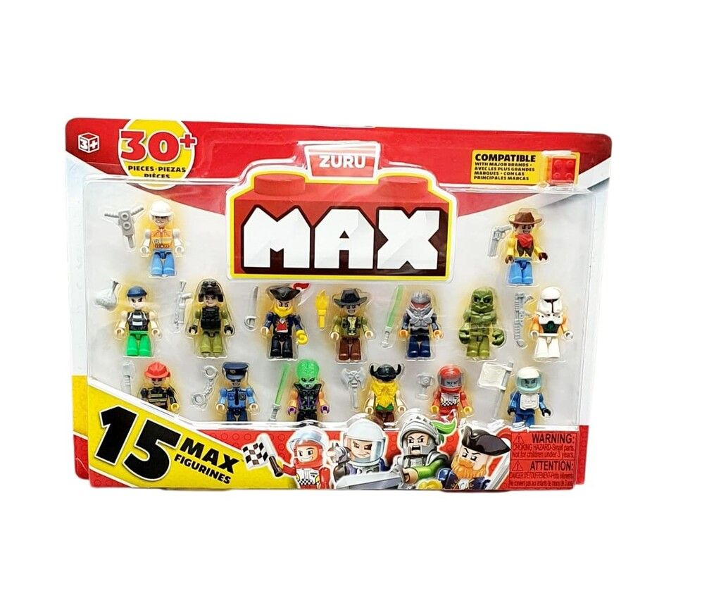 BLOQUES ZURU MAX FIGURA CAJA X 15 COLECCIONABLE COD 8344 MOD 3