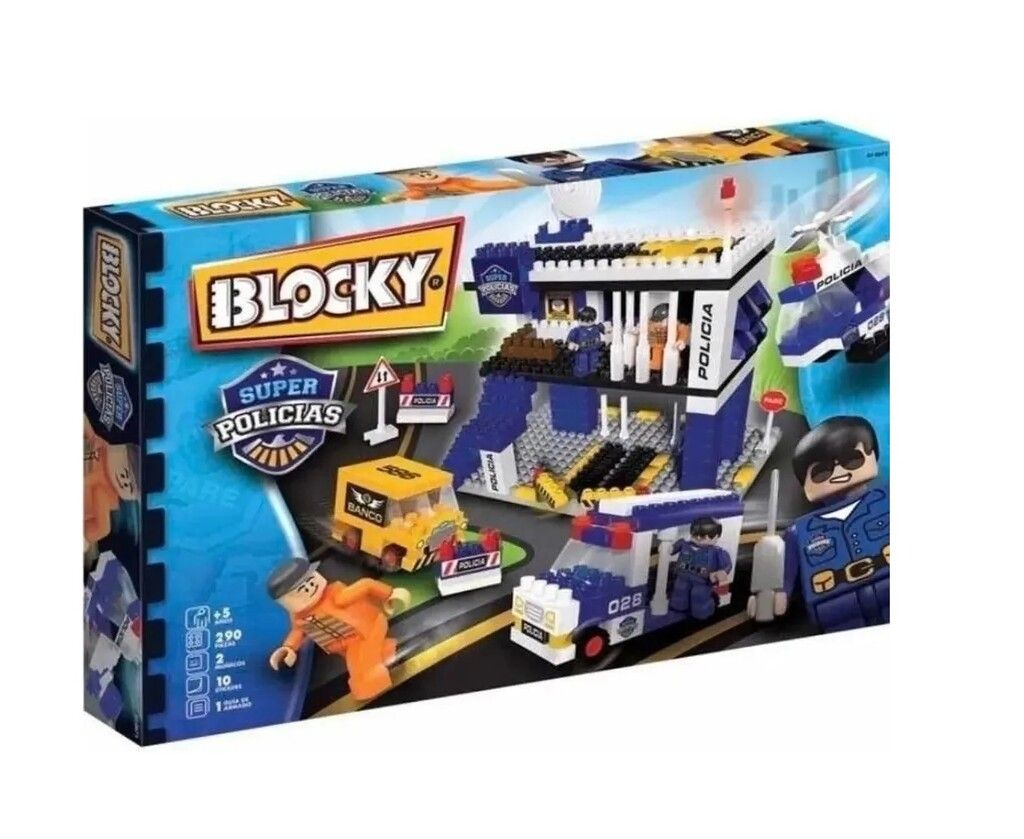 BLOCKY SUPER POLICIAS 290 PIEZAS COD 0672