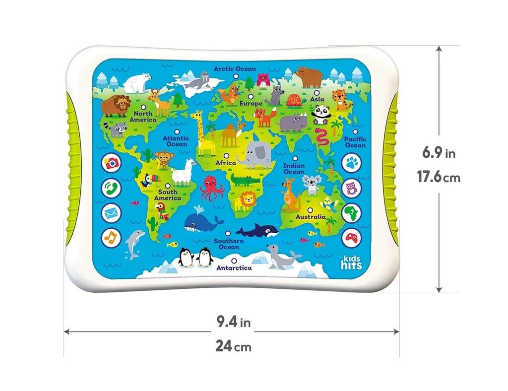 TABLET INFANTIL ATLAS DE DESCUBRIMIENTO KIDS HITS COD KH001 - Imagen 3