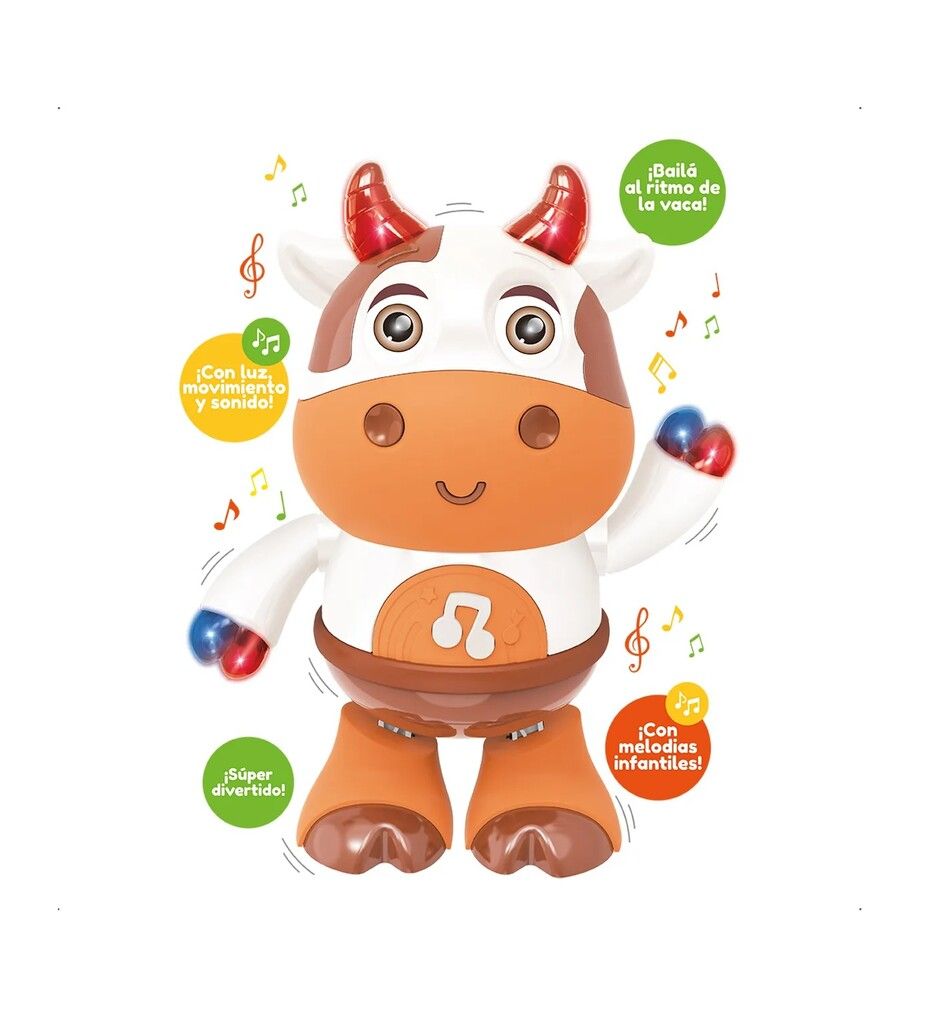 JULIANA Y JULIAN VACA BAILARINA CON LUZ Y SONIDO COD 0041 - Imagen 3