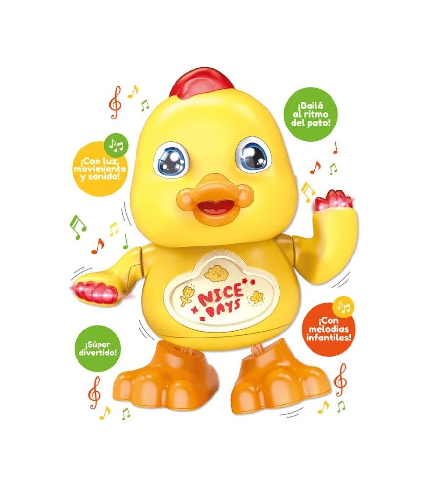 JULIANA Y JULIAN PATO BAILARIN CON LUZ Y SONIDO COD 0041 - Imagen 3