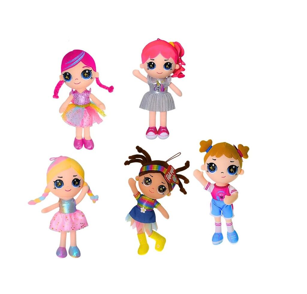 MUNECA DE PELUCHE 35 CM PHI PHI TOYS COD 6101 VEST PLATEADO - Imagen 4