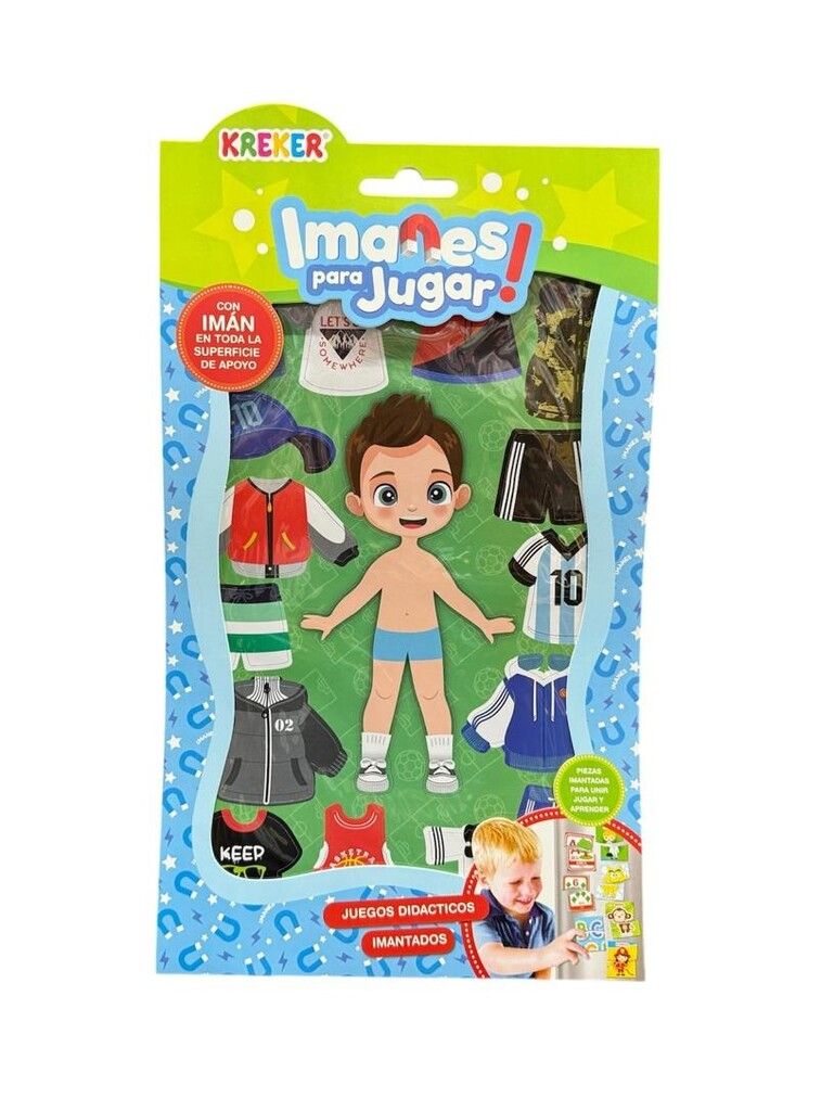 JUEGO DIDACTICO IMANES JUEGAR APRENDIENDO A VESTIR  COD 061