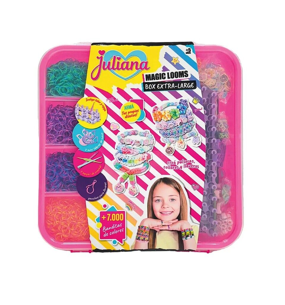 JULIANA PULSERAS MAGIC LOOMS BOX EXTRA LARGE X 7000 COD JUL0149