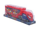 SPIDERMAN CAMION CONTENEDOR DE AUTOS A FRICCION COD 2982