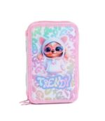 CARTUCHERA CON UTILES TRENDY DOBLE COMPARTIMIENTO COD 53834R